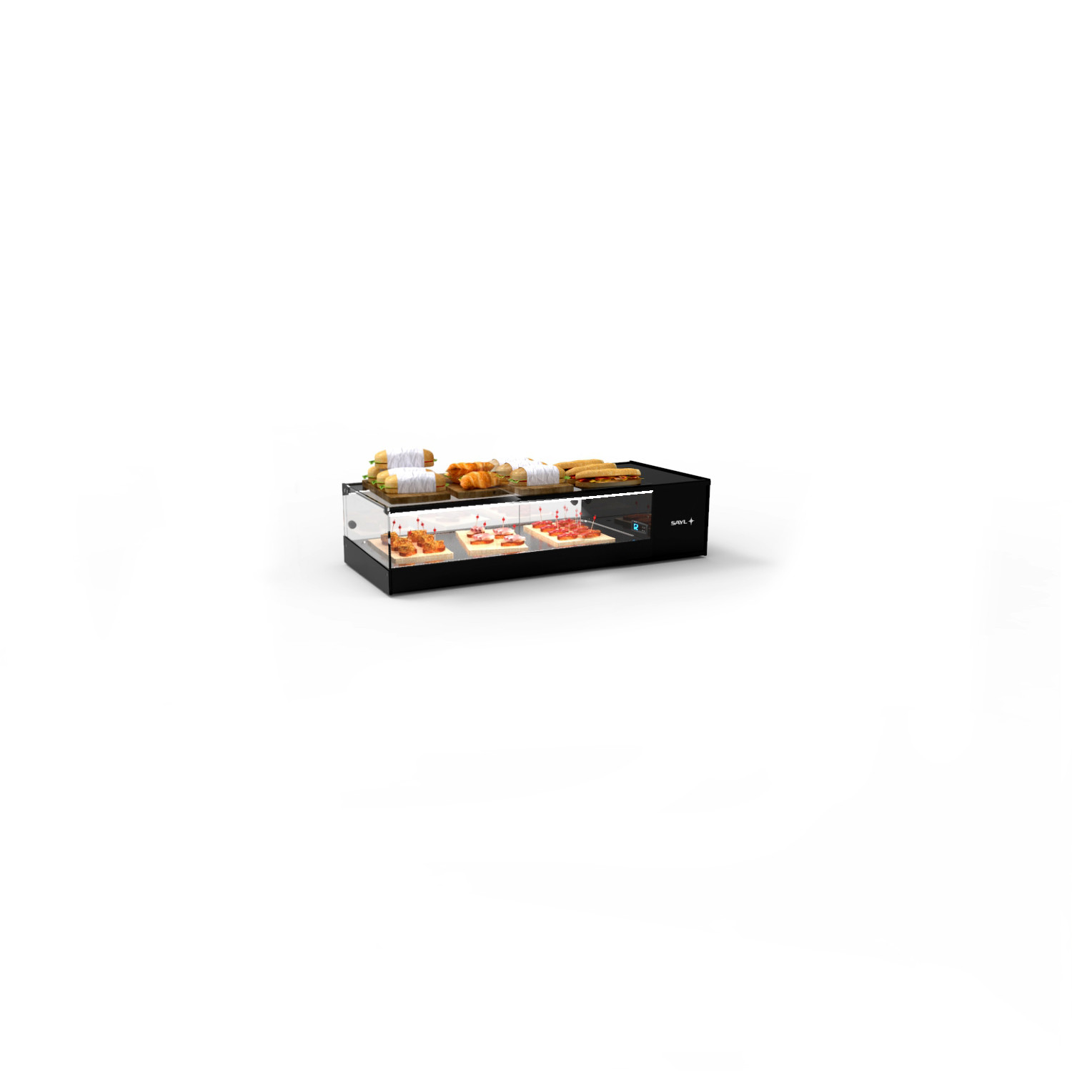 Vitrina para Tapas Refrigerada. Sayl Logic (modelos de 4 y 6 bandejas)