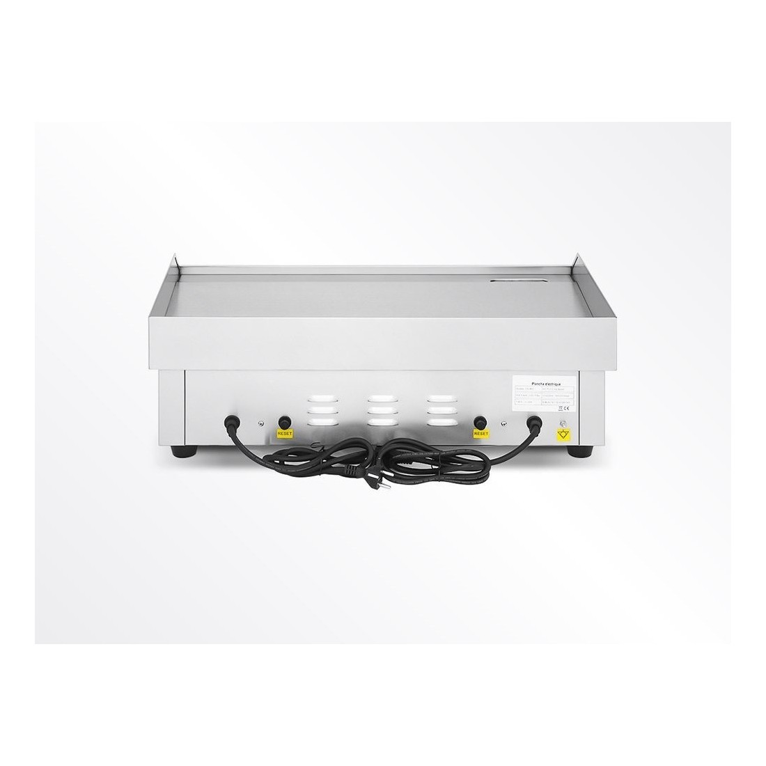 Plancha eléctrica de cromo duro EG-820D - imagen 3