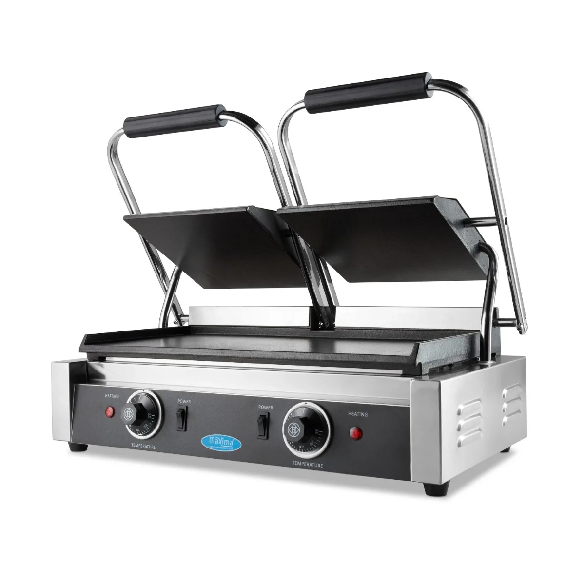 Grill de Contacto Profesional Doble Placa Lisa – Maxima MCG BIG SM