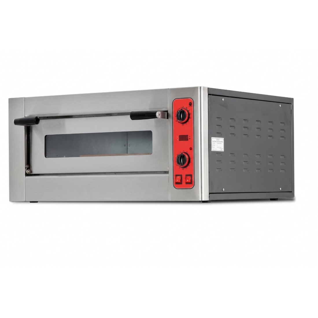 Horno de pizza profesional eléctrico simple 5 pizzas 30cm EMP.6