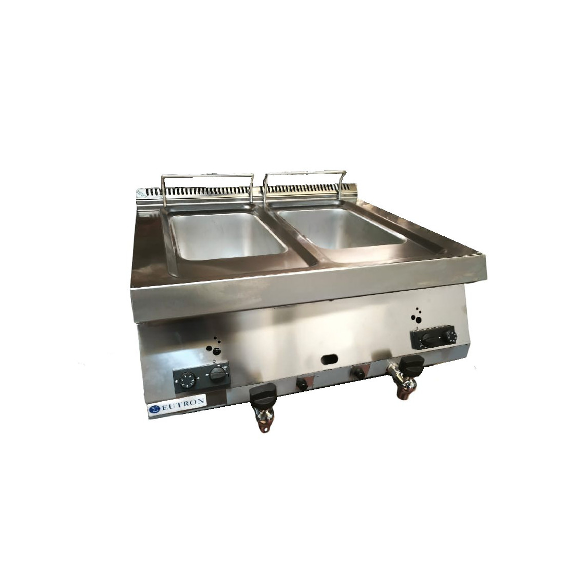 Freidora a gas industrial doble DRNGF-7060 700mm (imagen 3)