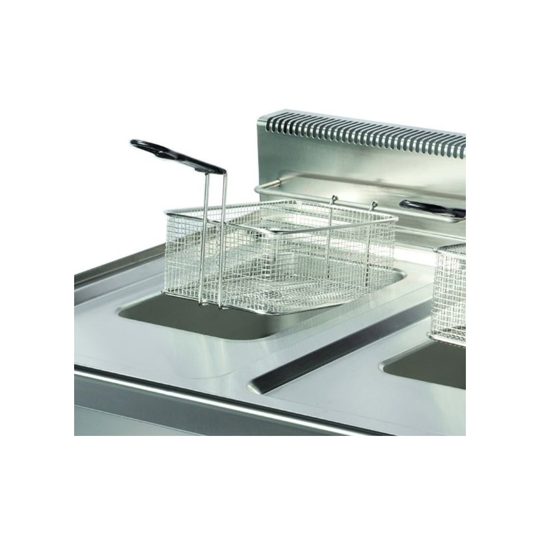 Freidora a gas industrial doble GF722 cuba monobloque (imagen 3)