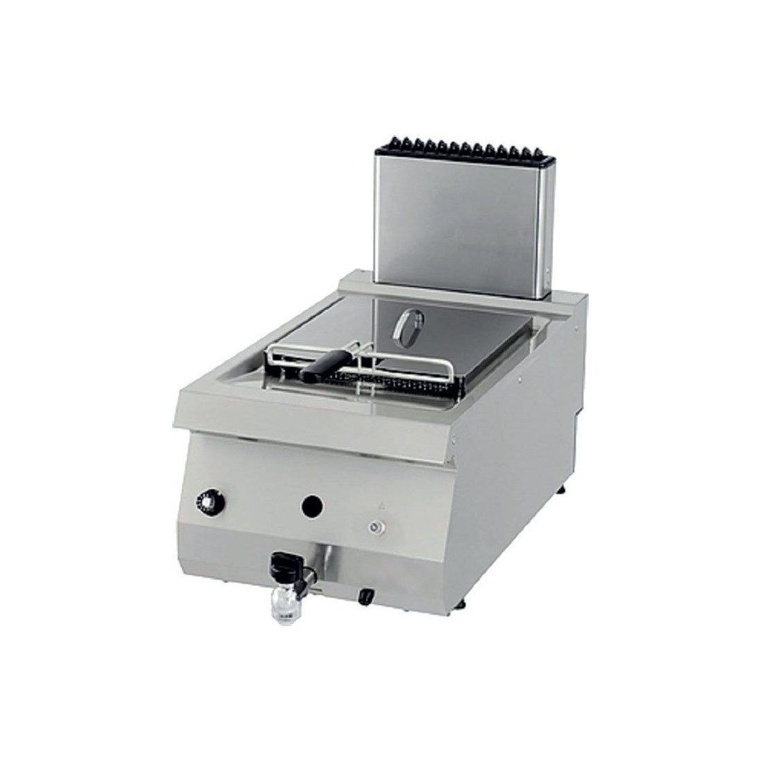 Freidora a gas industrial de sobremesa alto rendimiento simple OFGI 4070
