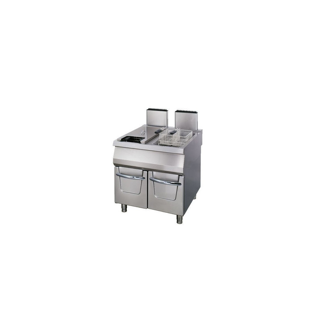 Freidora industrial a gas 22+22 litros OFGI 8090 22+22KW