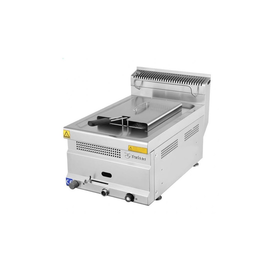 Freidora a gas industrial simple TC.6FG400 400mm