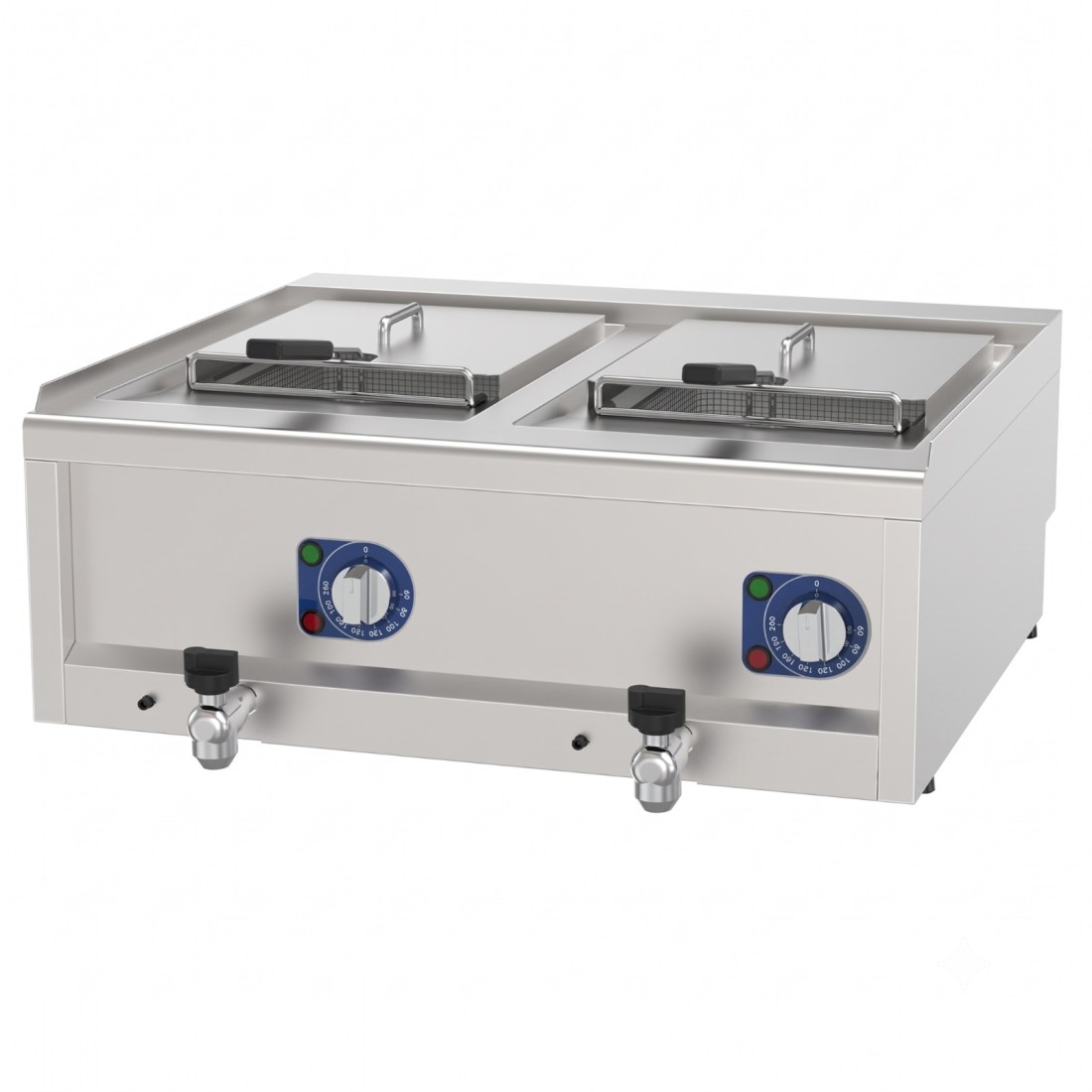 Freidora eléctrica industrial doble serie 700 Optimum OFE 8070 E 800mm