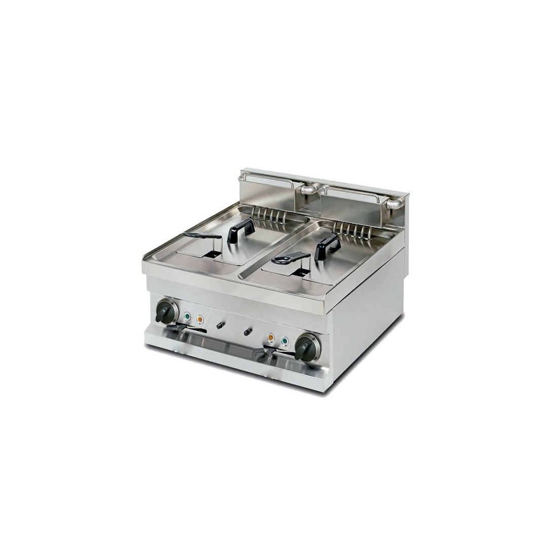 Freidora eléctrica industrial doble EF606 600mm