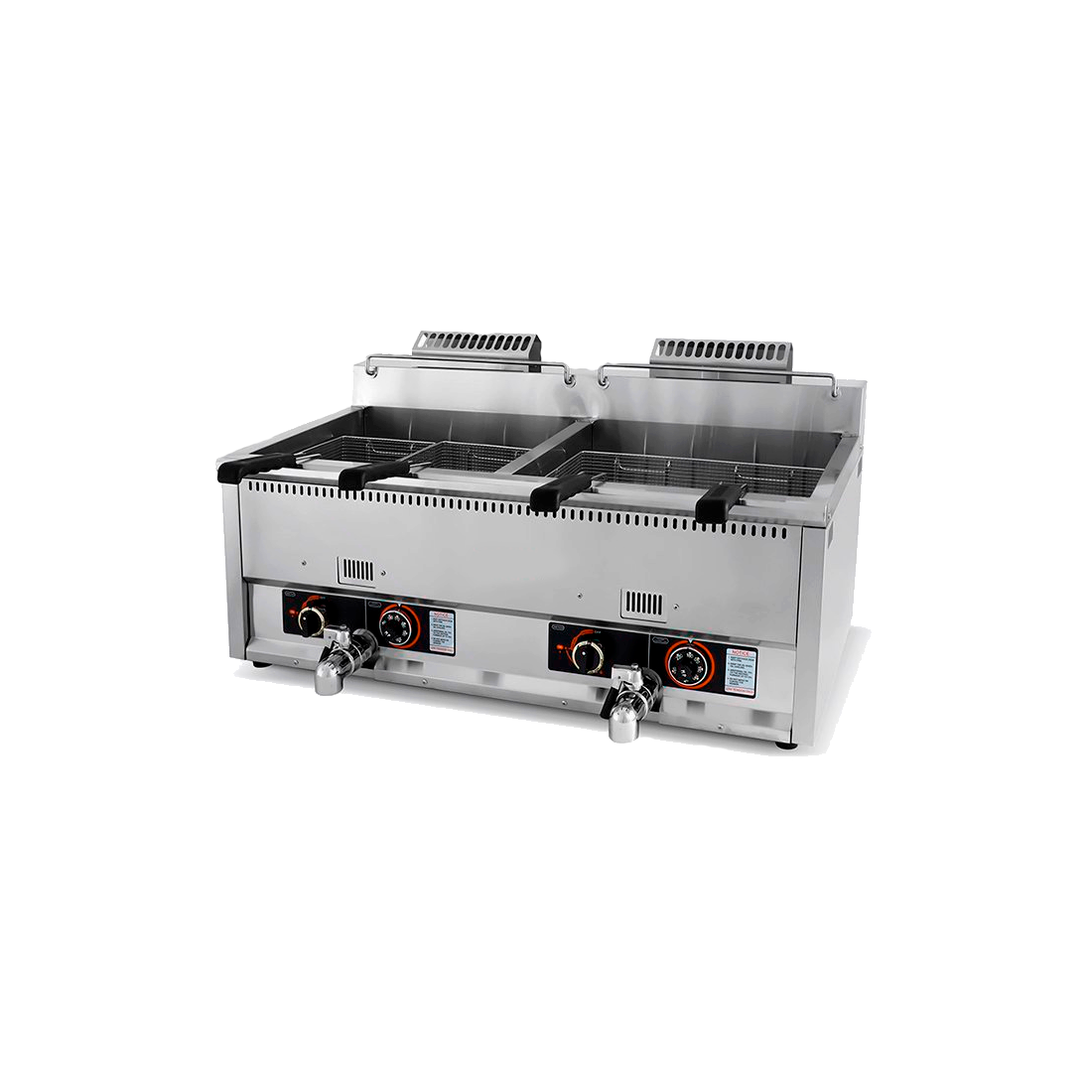 Freidora a gas doble sobremesa GF-17H-2 Gas GN