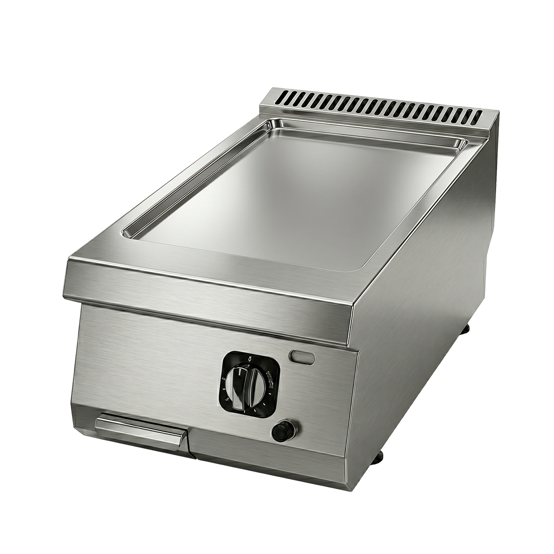 Fry-Top industrial a gas simple serie 600 DRNGI-4060 400mm