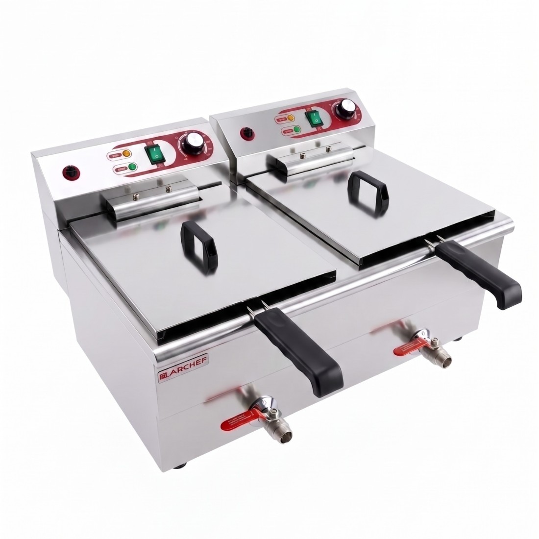 Freidora eléctrica 12+12 litros FRYT-20 7,5kw x 2 380V