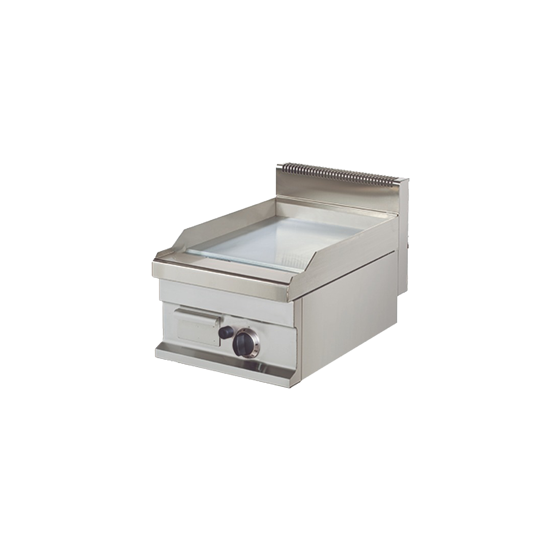 Fry-Top industrial a gas simple serie 700 GG711-S 400mm