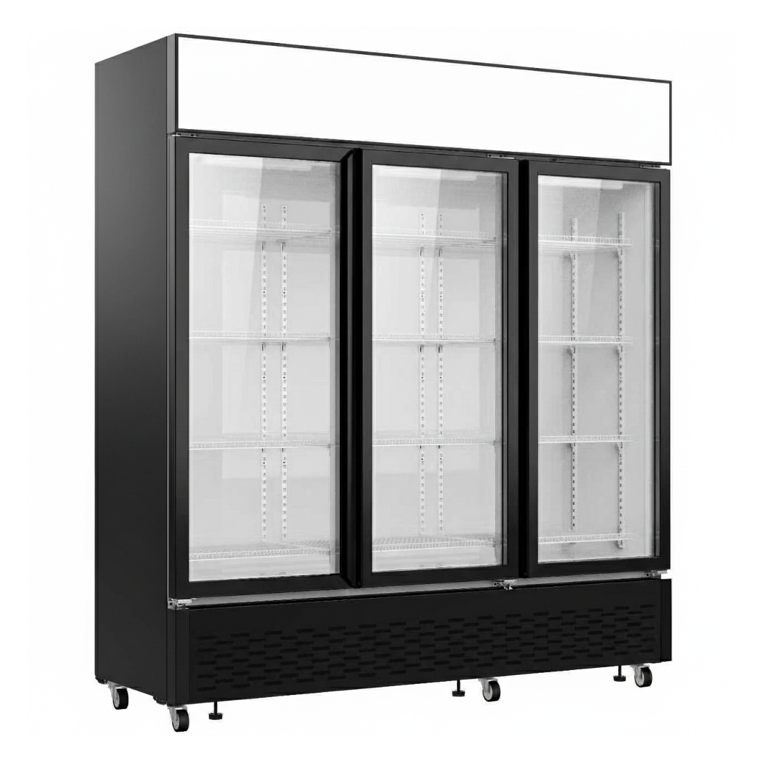 Armario expositor profesional refrigerado SC-1200CE 3 puertas abatibles