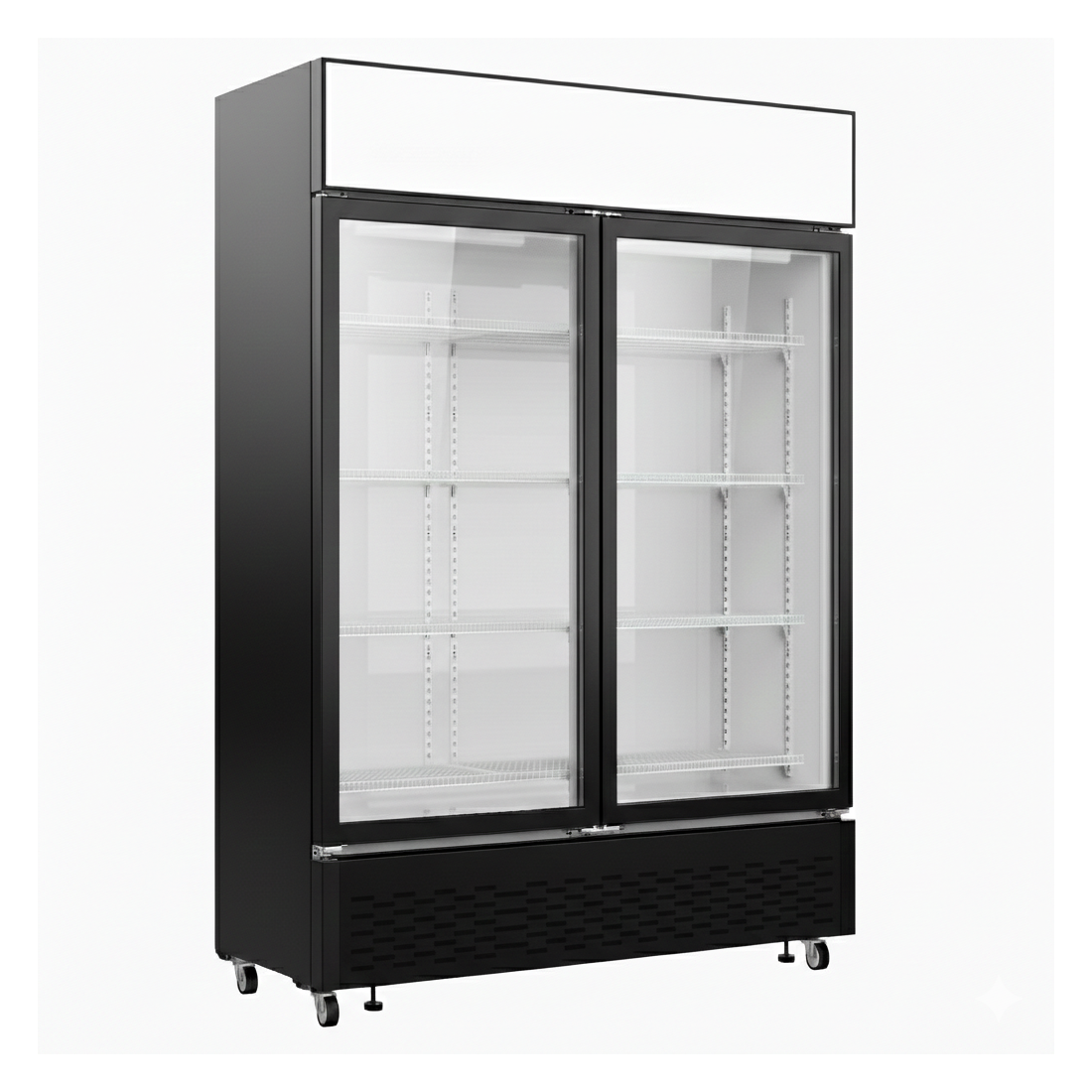 Armario expositor profesional refrigerado doble SC-800CE puertas abatibles