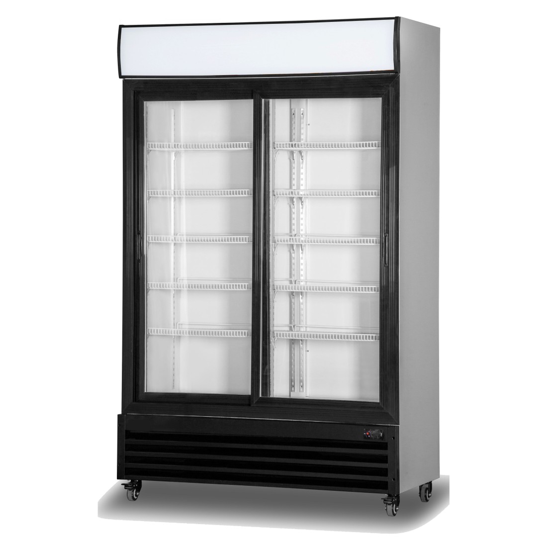 Armario expositor profesional refrigerado doble RB-900HS puertas correderas