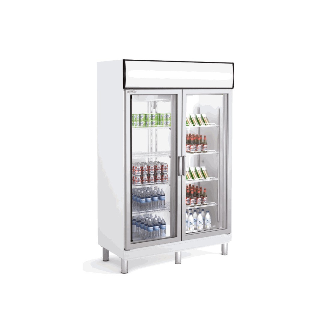 Armario expositor profesional refrigerado puertas abatibles ref. CP-AGPA-125 (imagen 2)