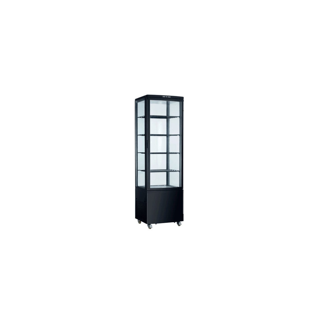 Vitrina refrigerada profesional RT-235L negra 1 puerta