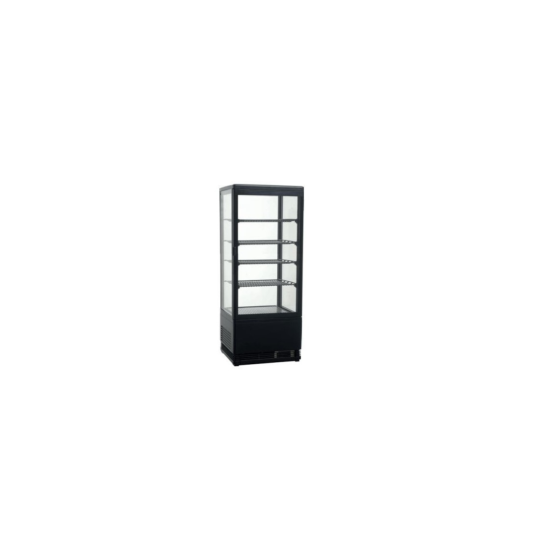 Vitrina refrigerada profesional RT-98L negra 1 puerta