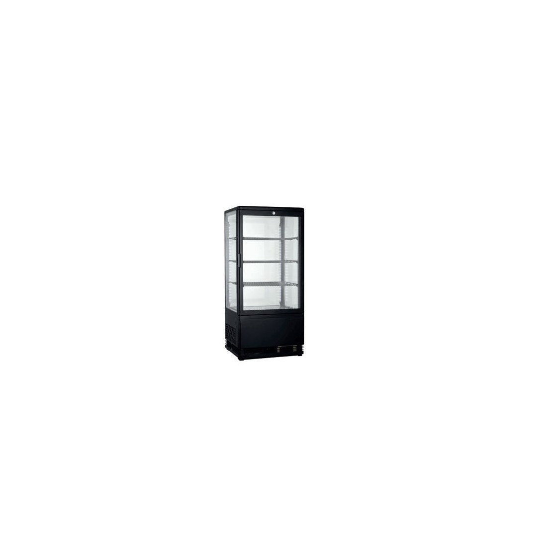 Vitrina refrigerada profesional RT-78L negra 1 puerta