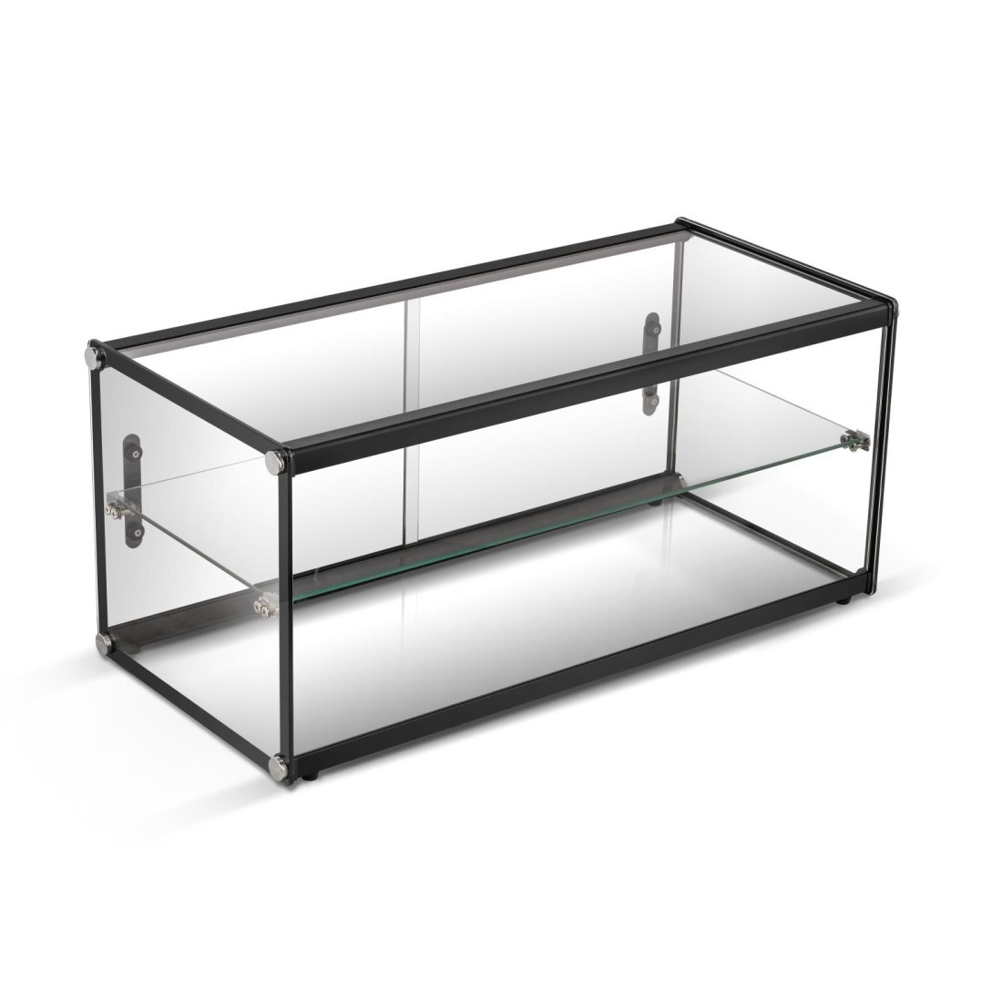 Vitrina expositora profesional neutra AR-120L 2 puertas