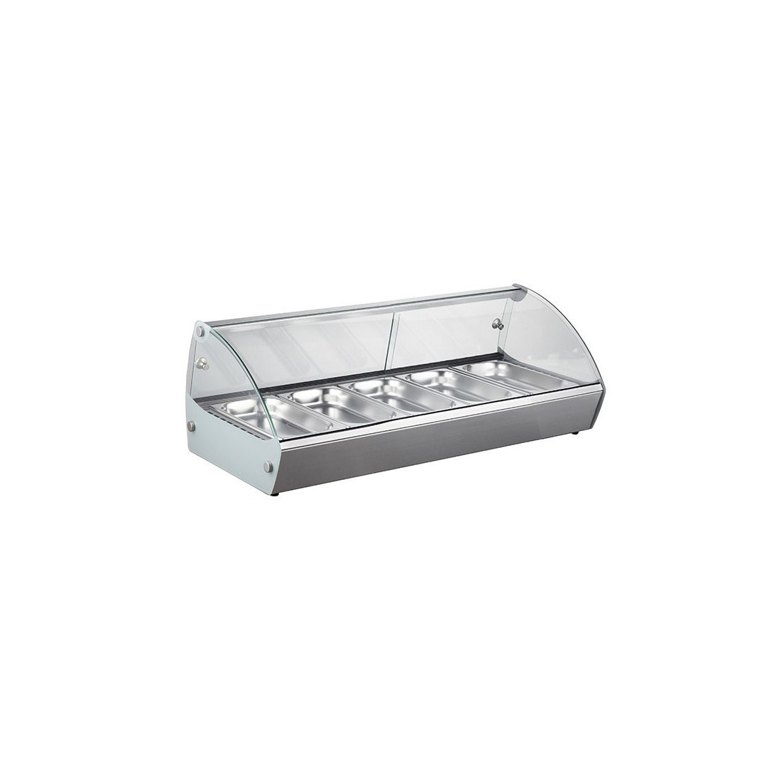 Vitrina expositora profesional caliente de tapas RTR5 85 litros
