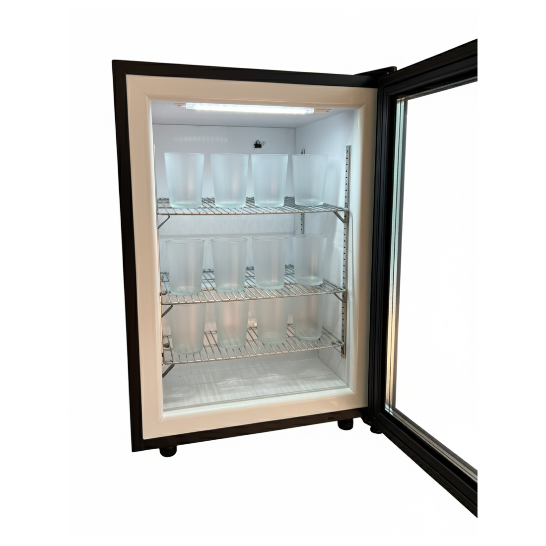 Escarchacopas profesional negro RBD-98G 1 puerta 98 litros (imagen 3)