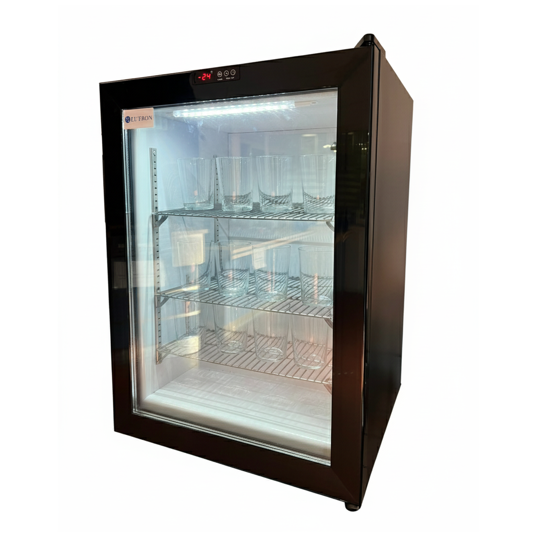 Escarchacopas profesional negro RBD-98G 1 puerta 98 litros (imagen 2)