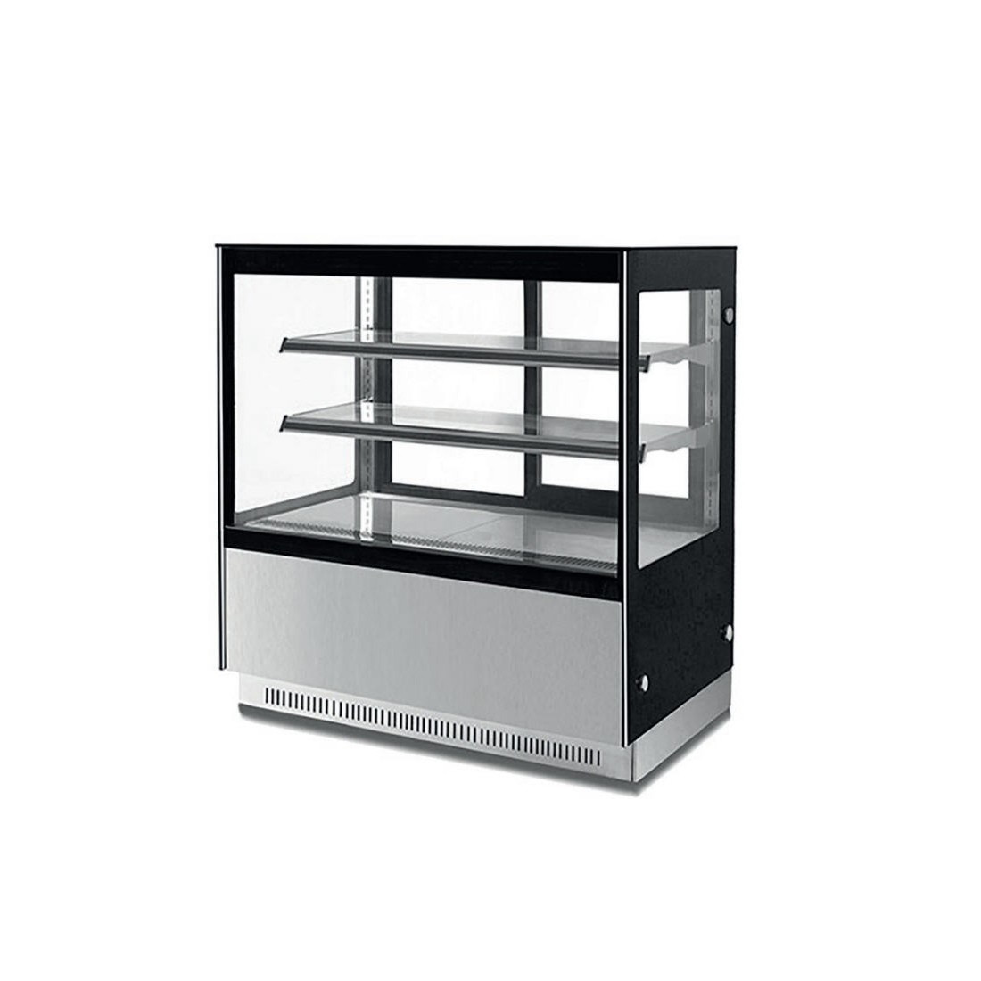 Vitrina refrigerada profesional pastelera cuadrada GN-1200RF2 2 puertas 515 litros