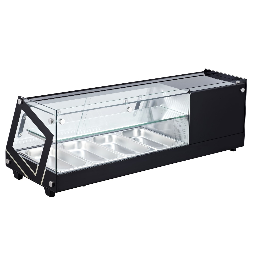 Vitrina refrigerada profesional de tapas VRC-4 (RTS-44L) 4 bandejas 2 puertas