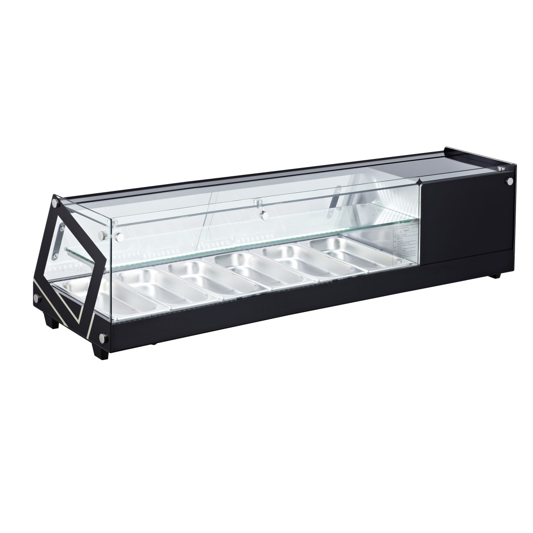 Vitrina refrigerada profesional de tapas VRC-6 (RTS-84L) 6 bandejas 2 puertas